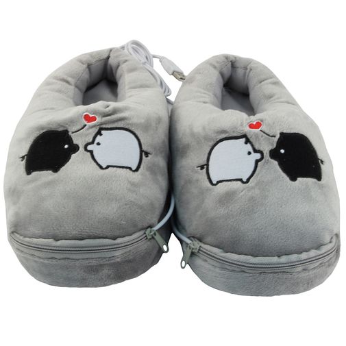 Тапочки с подогревом от USB Свинки