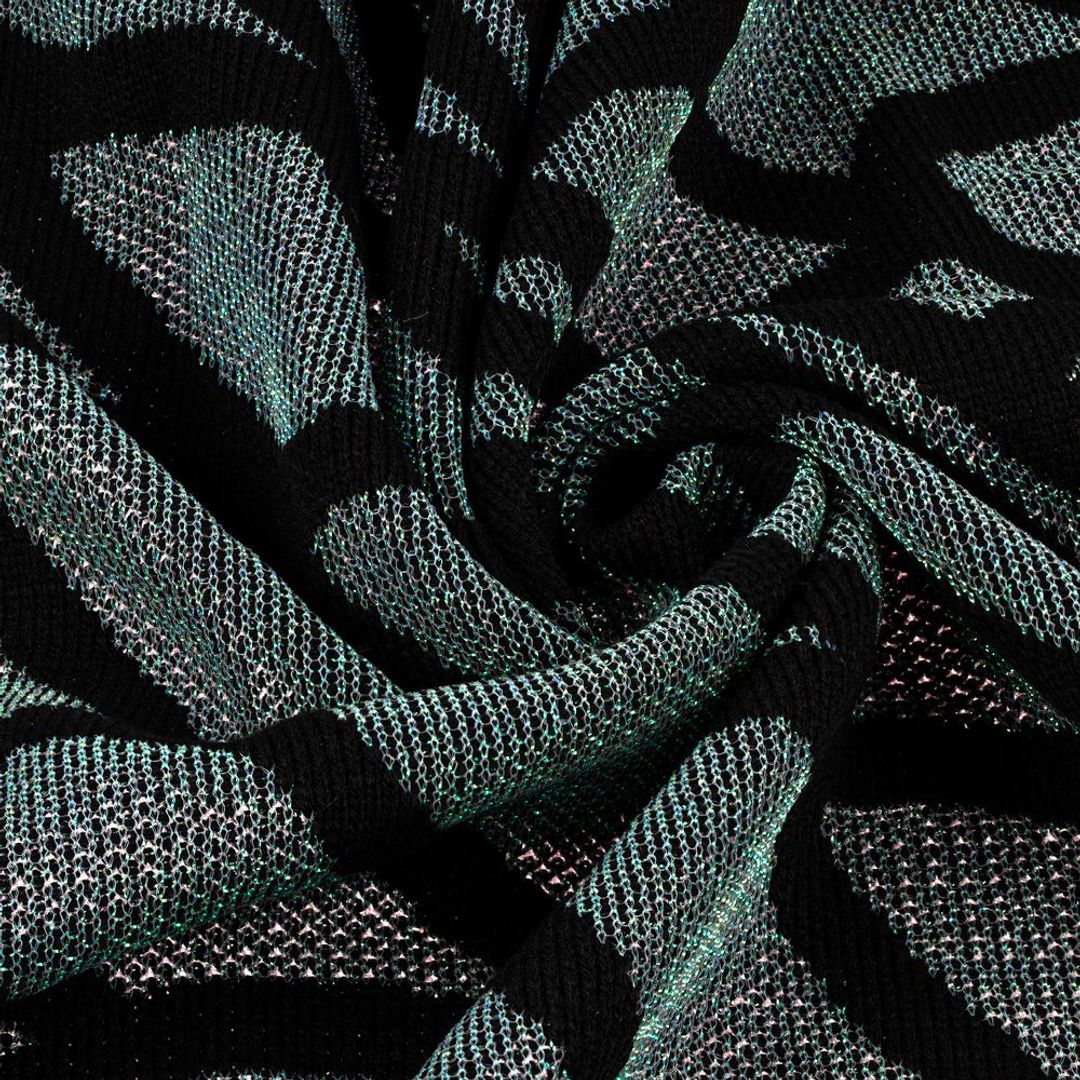 Плед Serpentica (Черный с люрексом) Плед Serpentica (Черный с люрексом)