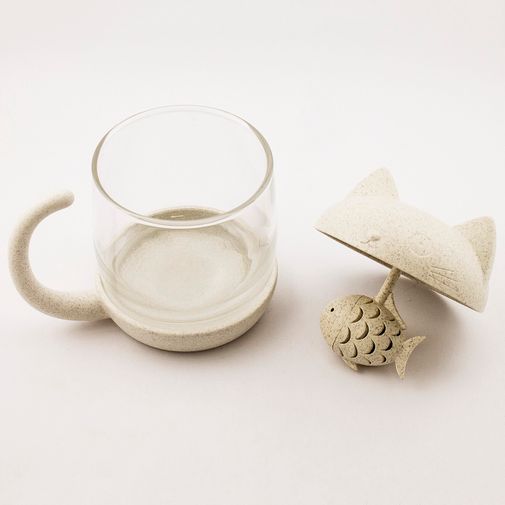 Кружка с ситечком Котенок Кружка с ситечком Котенок