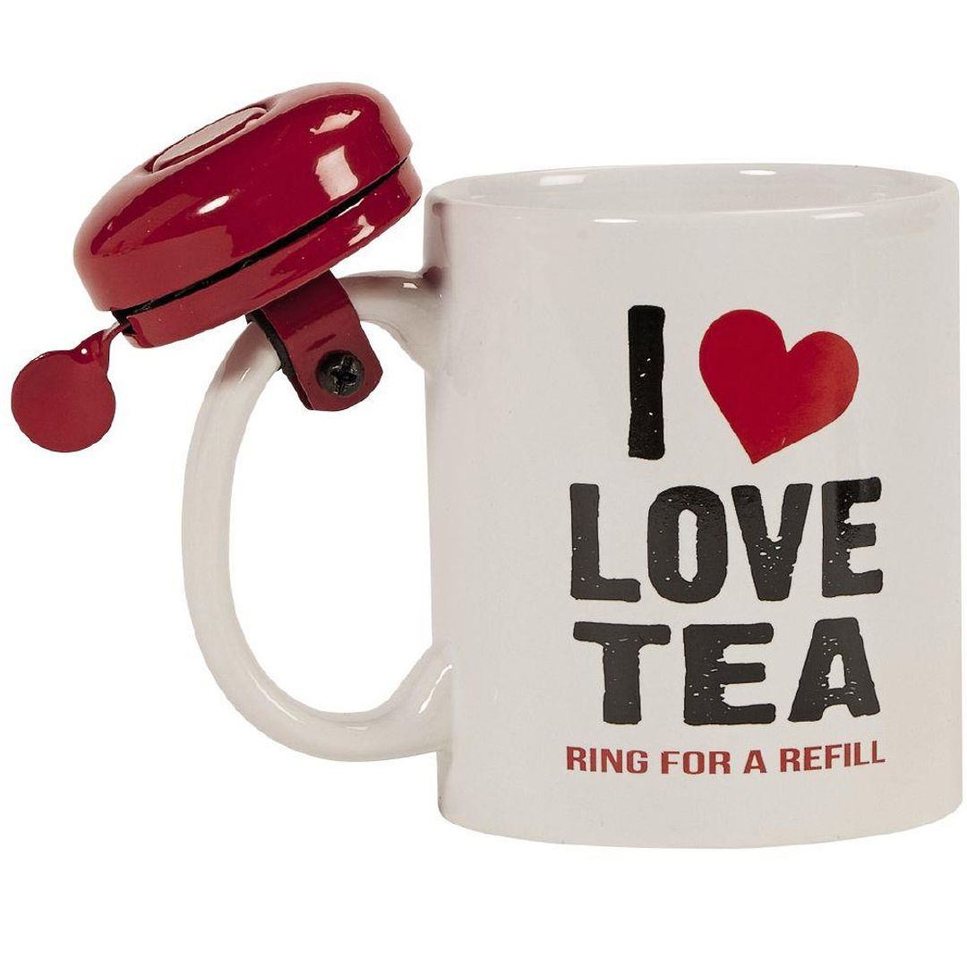 Кружка со звонком I Love Tea