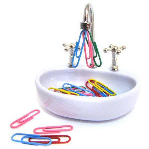 Держатель для скрепок Раковина Держатель для скрепок Раковина