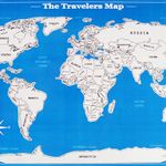 Стиральная карта путешественника