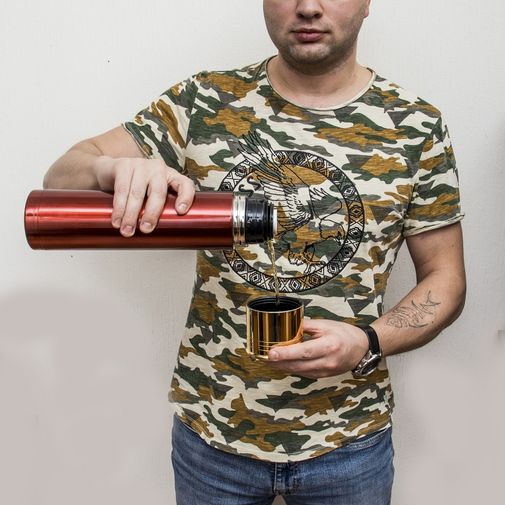 Термос Патрон с чехлом (900 мл) Термос Патрон с чехлом (900 мл)