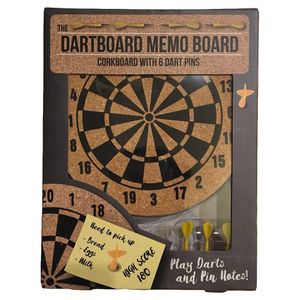 Пробковая доска для заметок Дартс Dartboard memo board