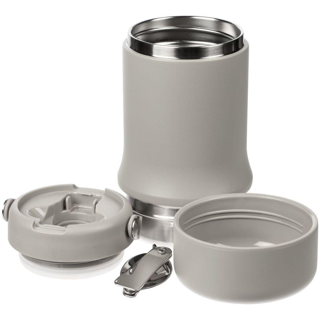 Термос для еды Tabenodo (Серый) Термос для еды Tabenodo (Серый)