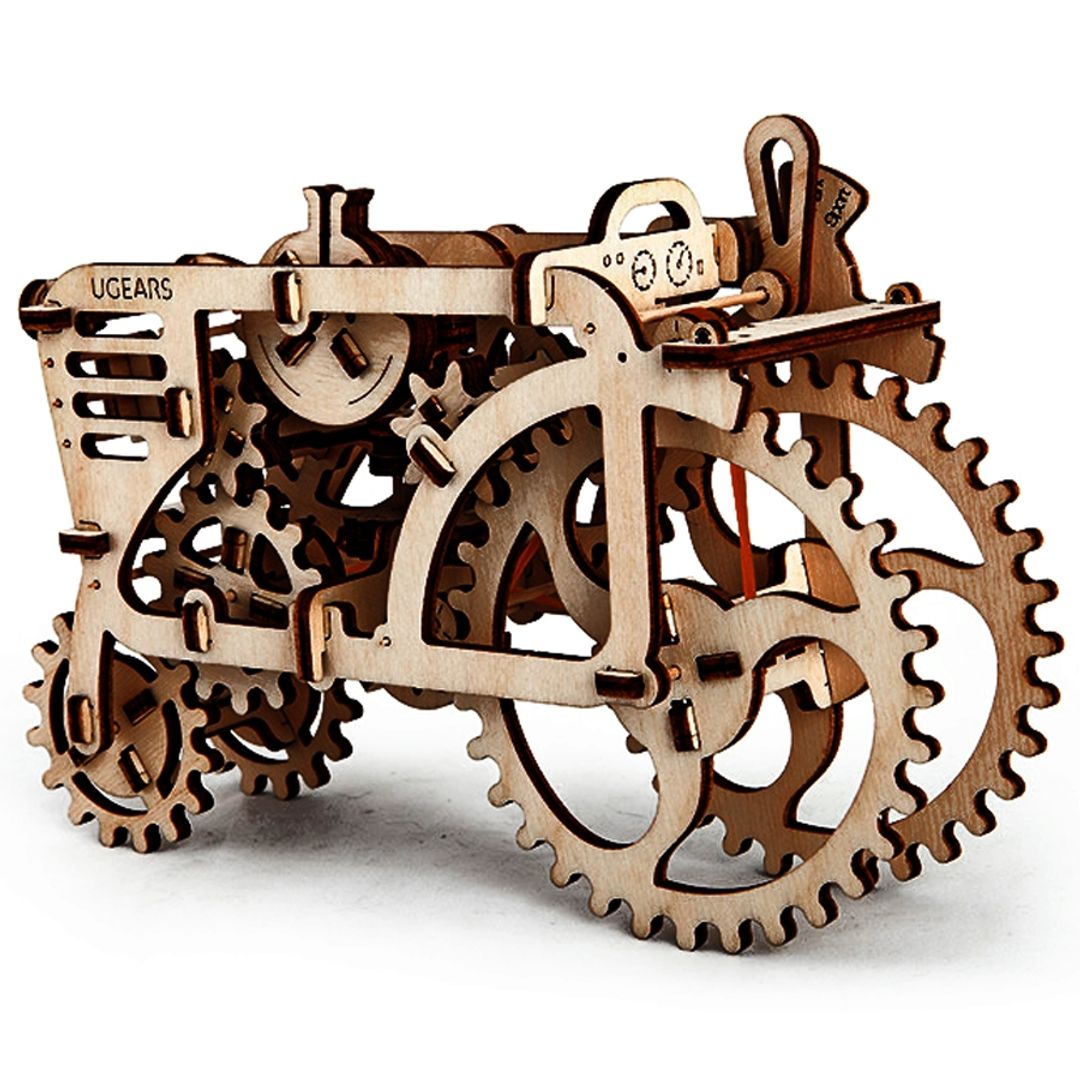 Механический 3D Пазл Ugears Трактор Полностью из дерева