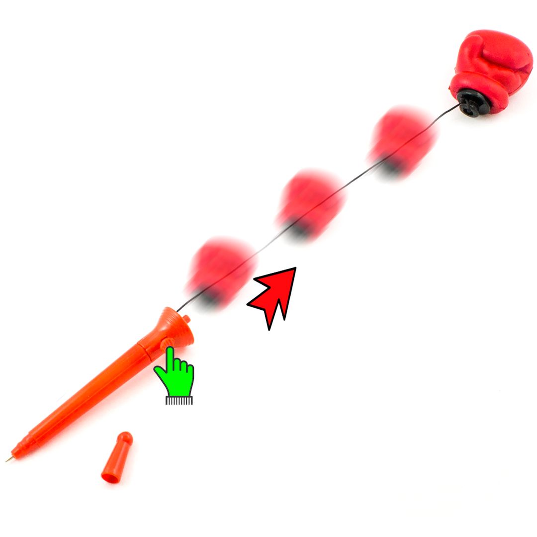 Ручка-стрелялка Боксерская перчатка Ручка-стрелялка Боксерская перчатка