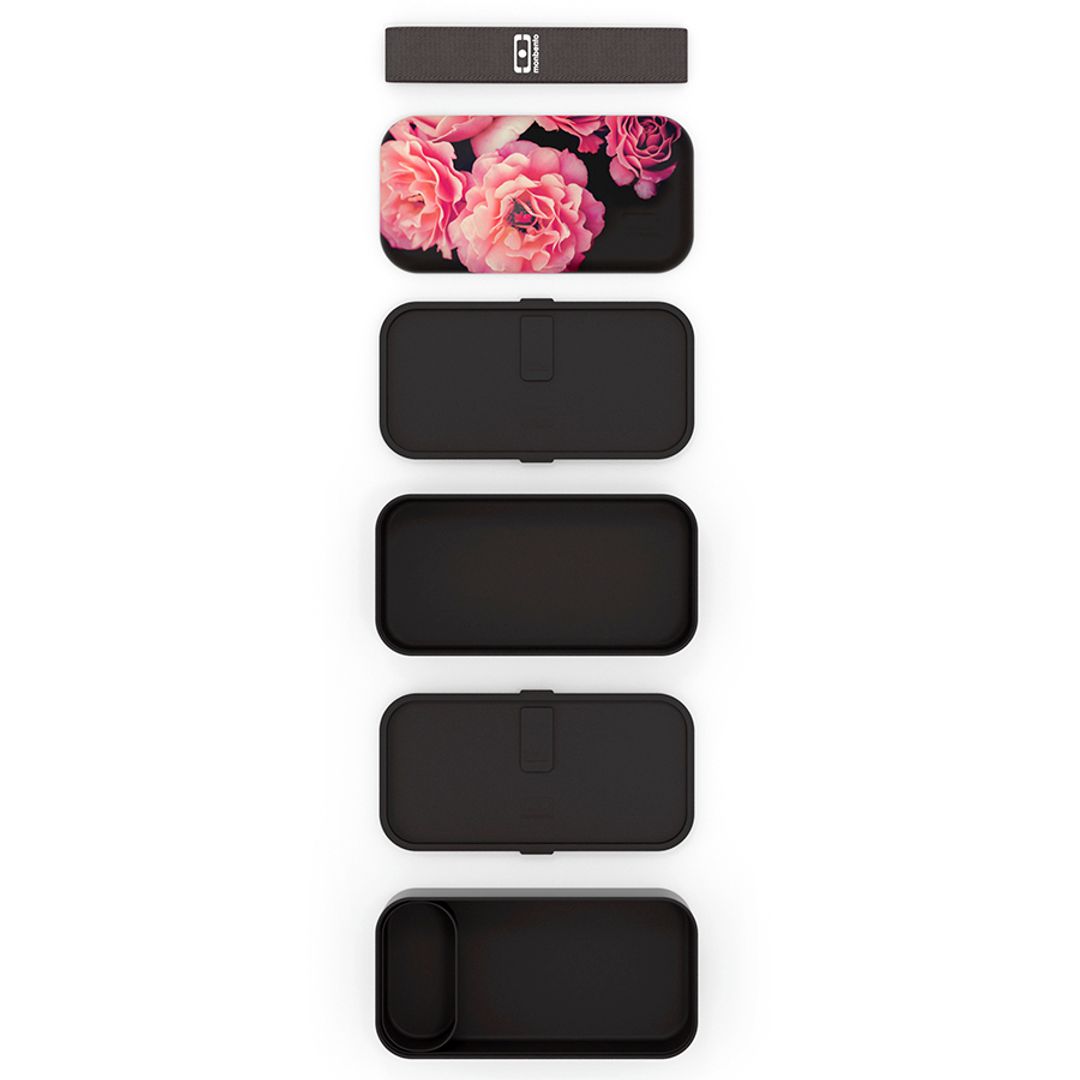 Ланч-бокс Monbento Original (Flower Mood Black)