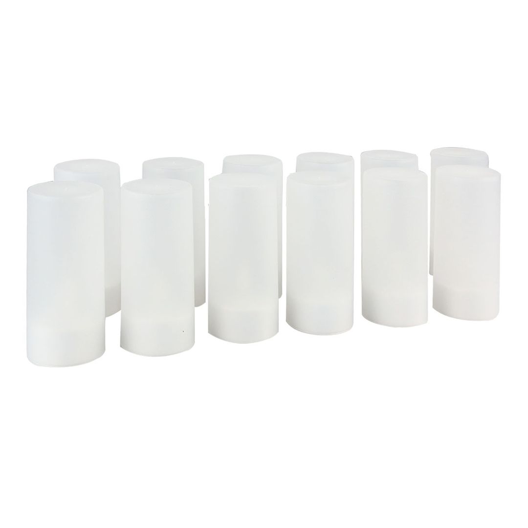 Электронные свечи (12 шт, мерцающие, с подзарядкой)