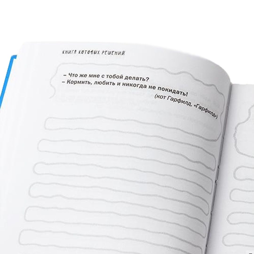 Записная книжка Книга Котовых решений Можно гадать по цитатам