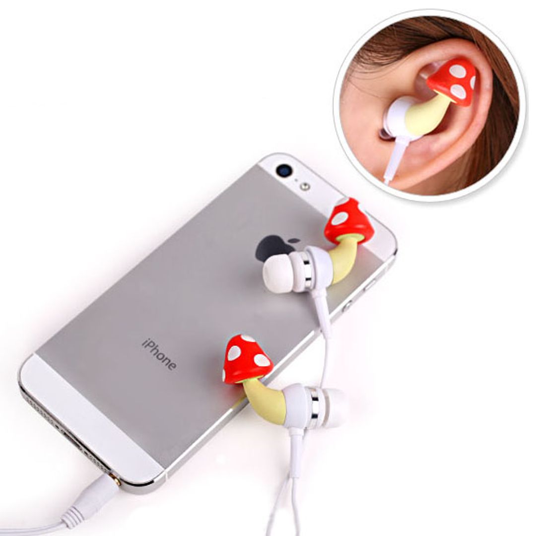 Crazy Earphones Наушники Грибы Использование Crazy Earphones Наушники Грибы Использование
