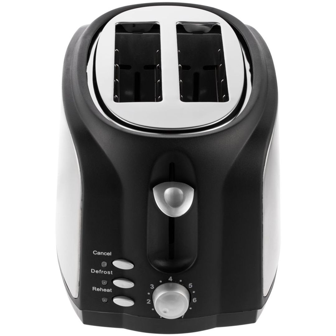 Электрический тостер Postre (серебристо-черный)