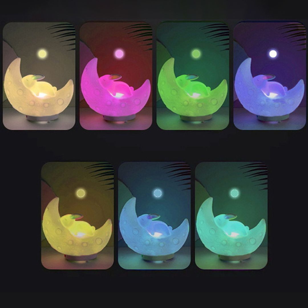 Ночник Кролик на луне