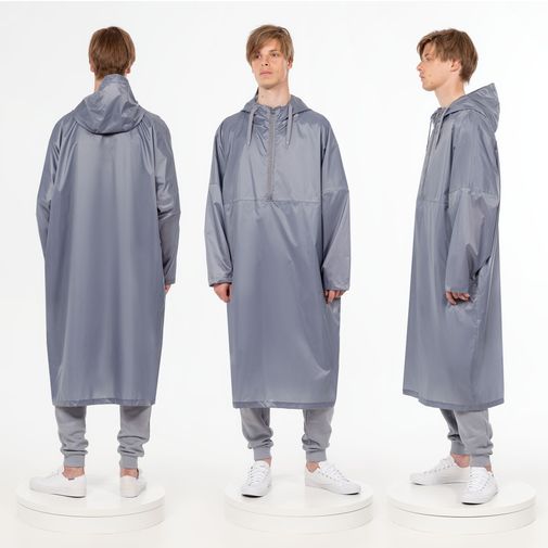 Дождевик-анорак R1 (Серый) Дождевик-анорак R1 (Серый)
