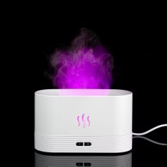 Увлажнитель-ароматизатор с имитацией пламени Fuego ver.2 (белый)