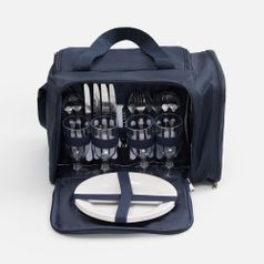 Набор для пикника Campello на 4 персоны (темно-синий)