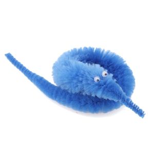 Волшебный червячок Пушистик Байла Magic Worm (Радужный) (Синий)