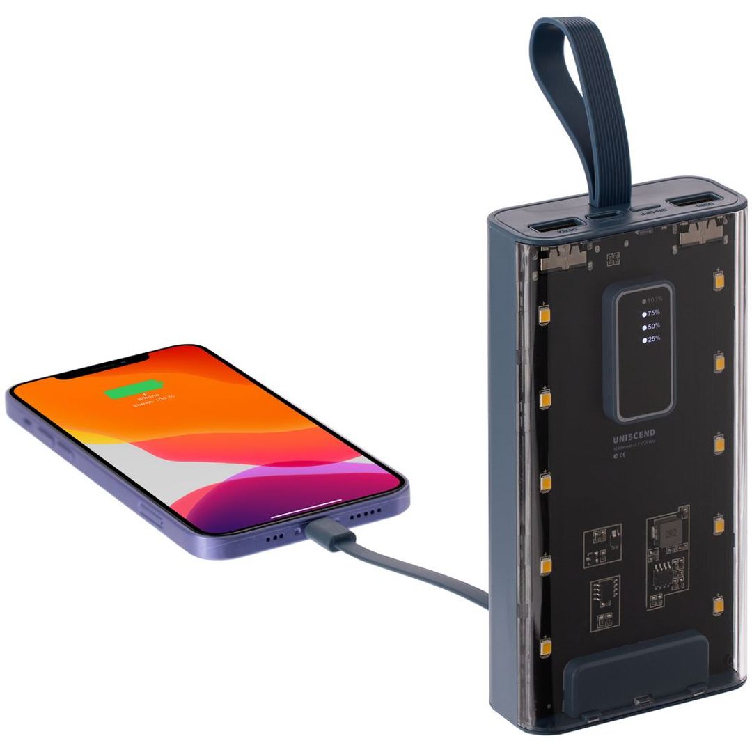 Аккумулятор Trellis Flat 10000 мАч (Синий)