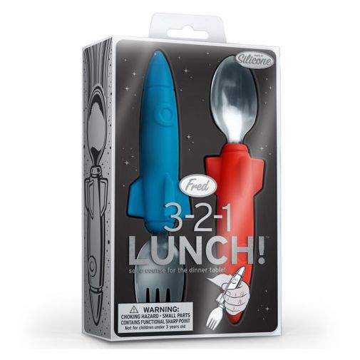 Вилка и ложка Ракеты 3-2-1 Lunch! Вилка и ложка Ракеты 3-2-1 Lunch!
