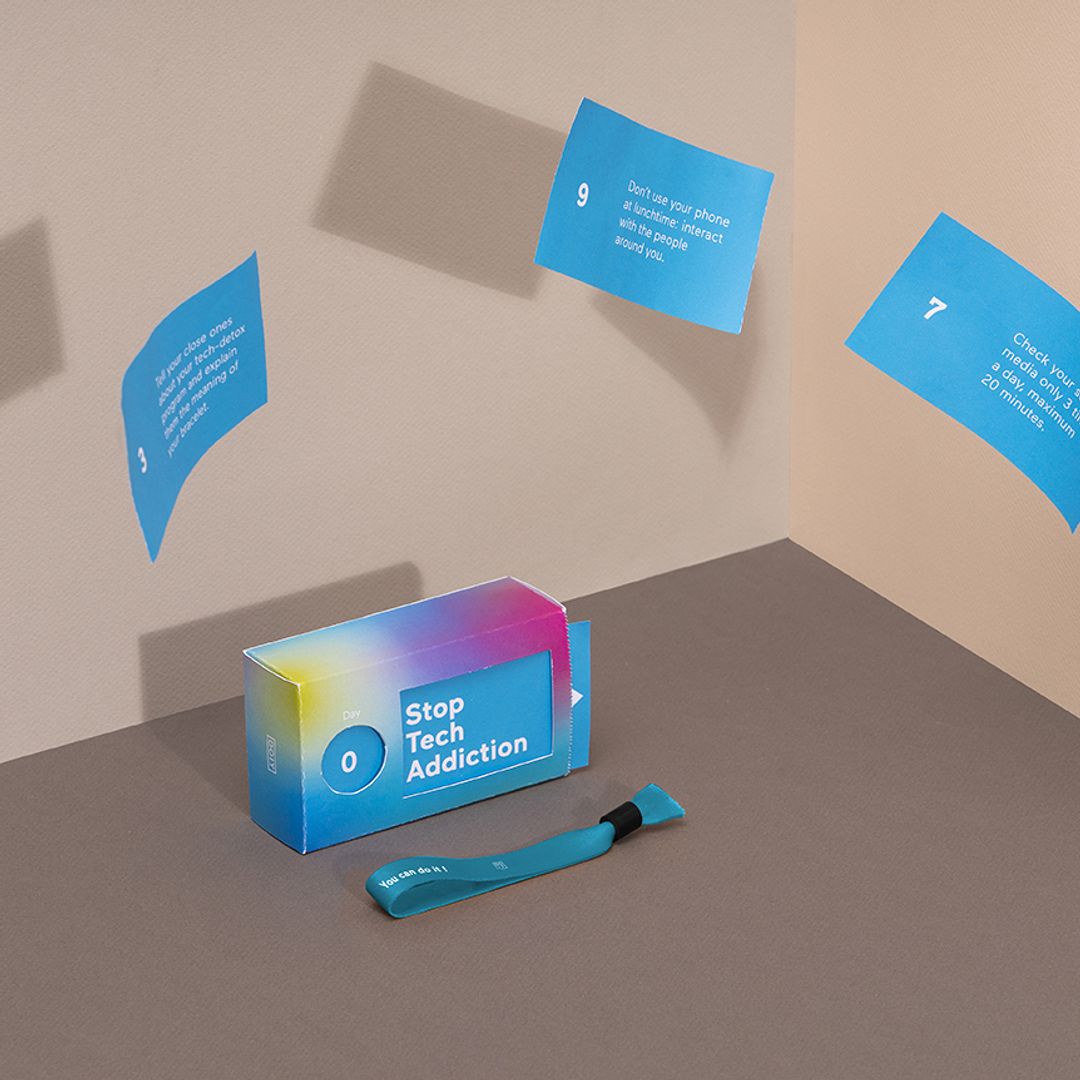 Набор бумажных мотиваторов 21 день, чтобы побороть зависимость от техники
