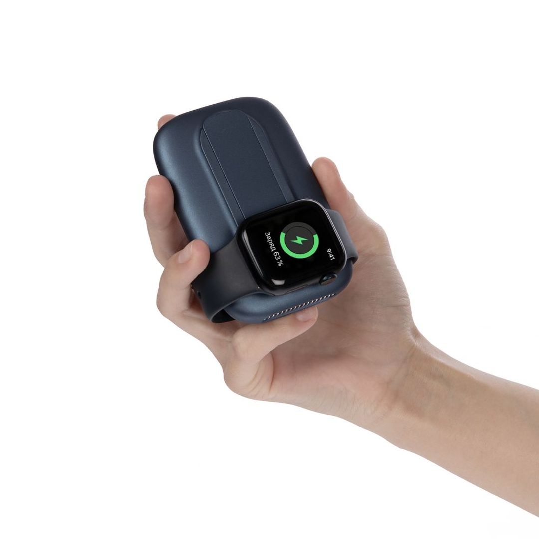 Универсальный магнитный аккумулятор Feel Motion 5000 мАч (Синий) Универсальный магнитный аккумулятор Feel Motion 5000 мАч (Синий)