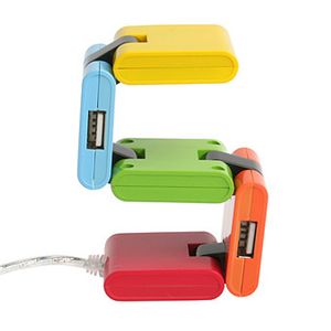 USB Хаб Змейка Квадратная