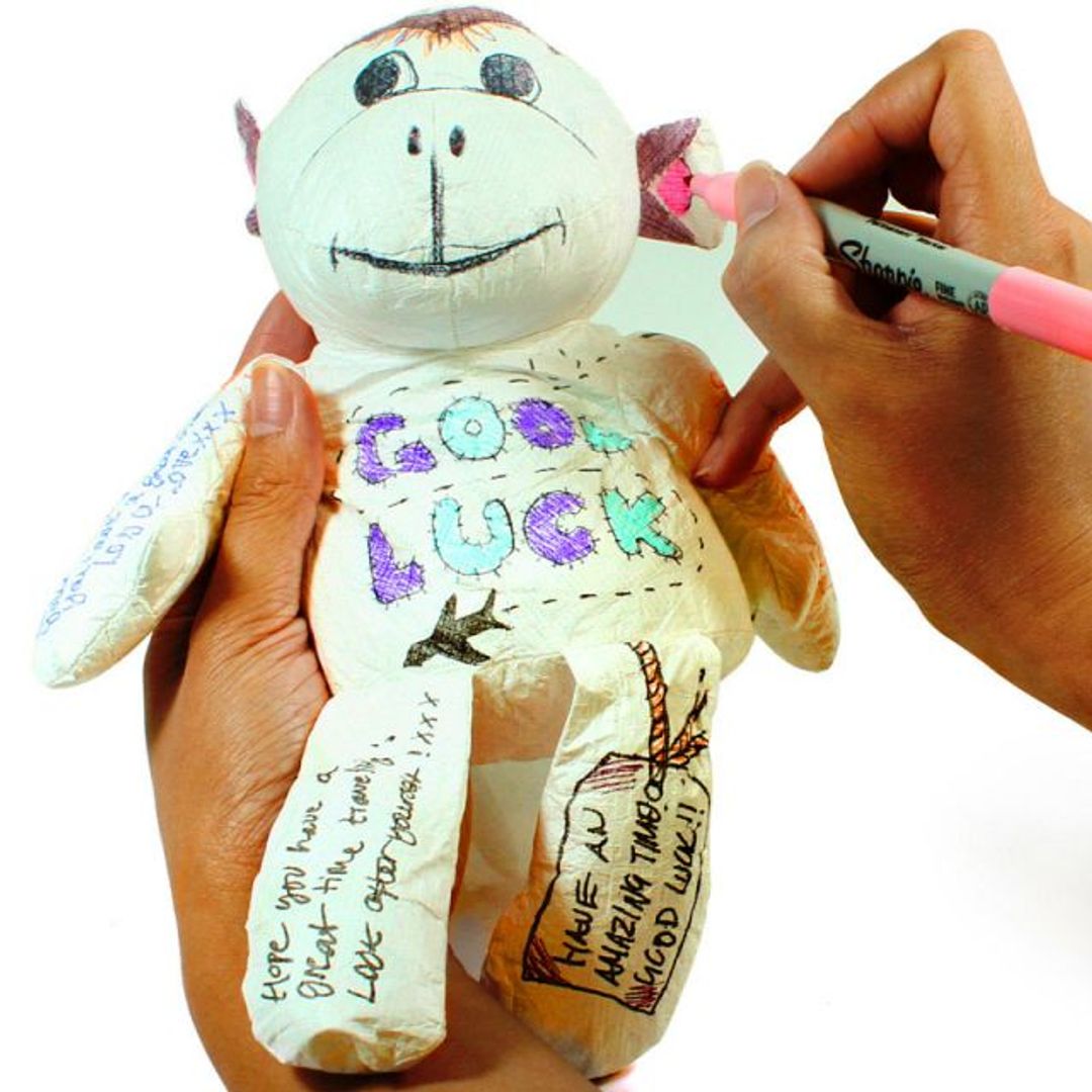 Игрушка-раскраска Бумажная обезьянка Paper Monkey Игрушка-раскраска Бумажная обезьянка Paper Monkey