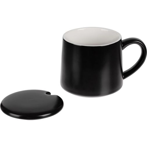 Кружка с подогревом и беспроводной зарядкой Dual Base Matt (Черная) Кружка с подогревом и беспроводной зарядкой Dual Base Matt (Черная)