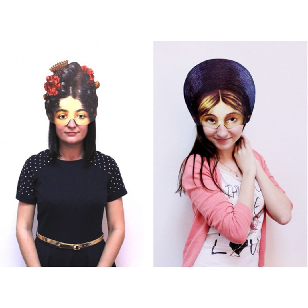 Маски Девичник Ретро (8 шт.)