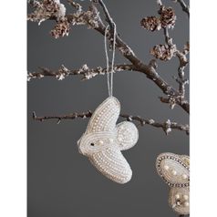 Набор елочных украшений Christmas pearls из коллекции New Year Essential, 4 шт.