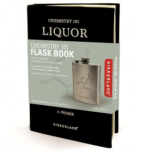 Фляга Учебник по химии (100 мл) Фляга Учебник по химии (100 мл)