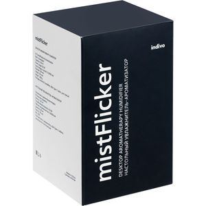 Увлажнитель-ароматизатор с подсветкой mistFlicker (черный)