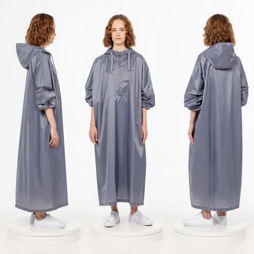 Дождевик-анорак R1 (Серый) Дождевик-анорак R1 (Серый)