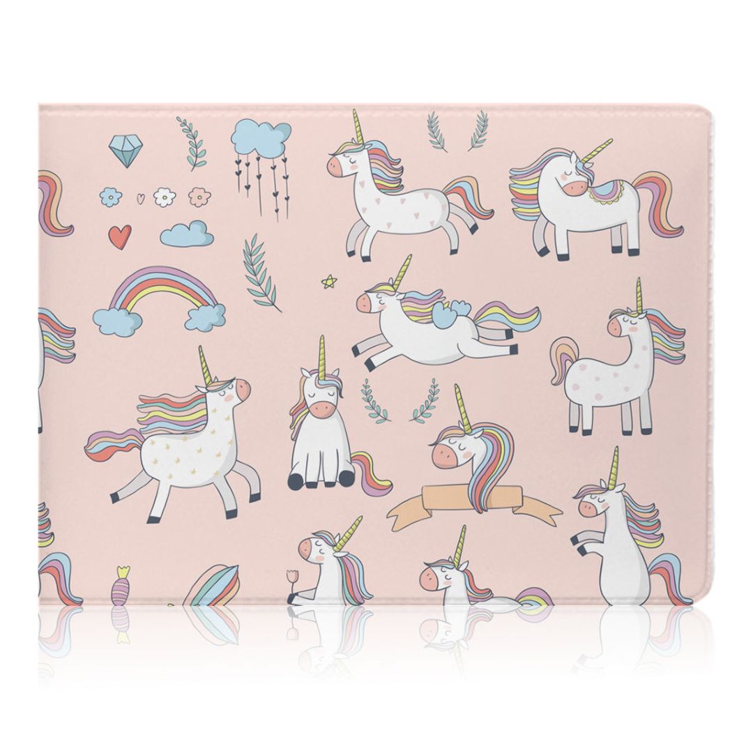 Обложка для студенческого билета Pink Unicorn