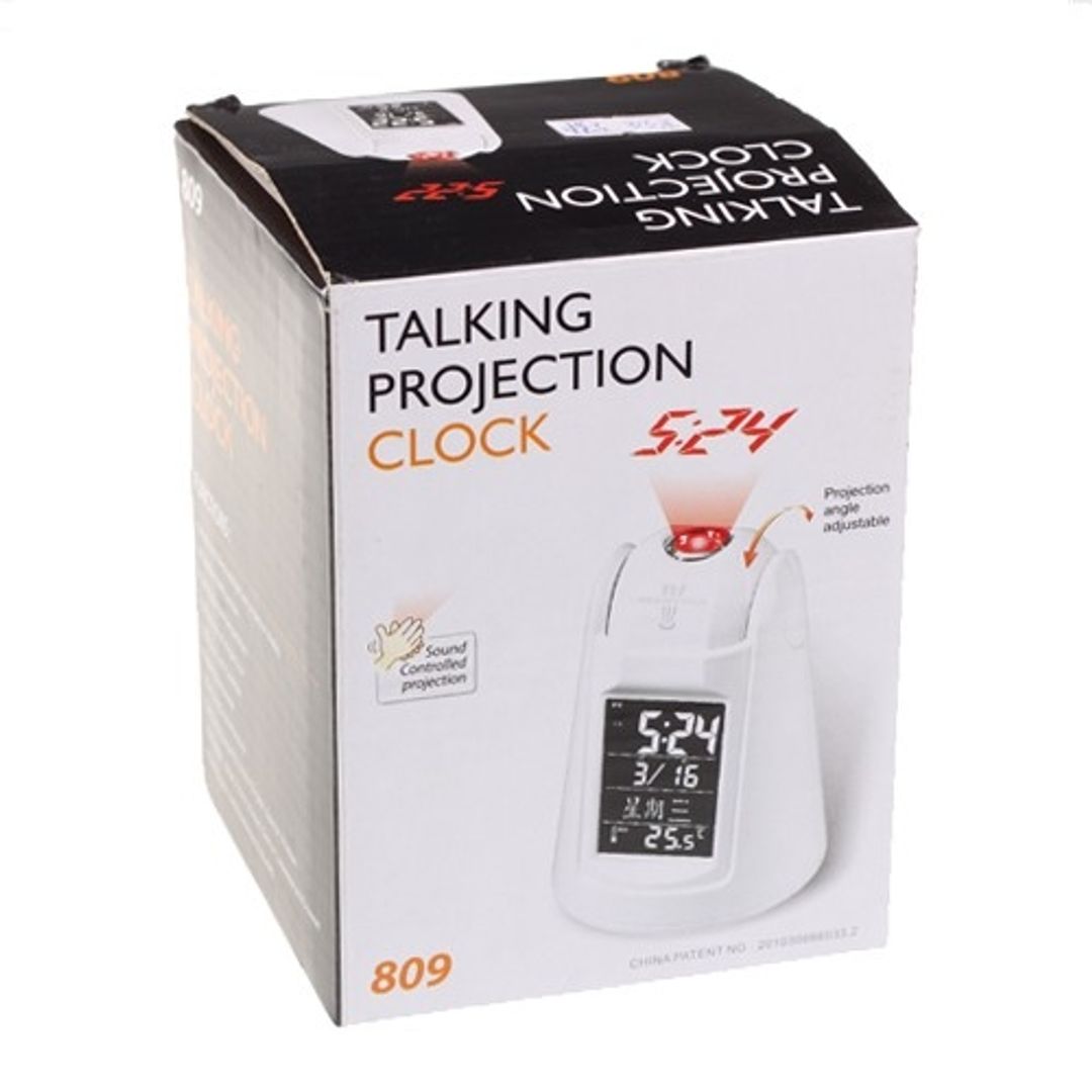 Проекционные Говорящие Часы С подсветкой