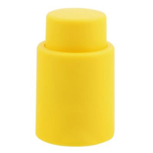 Пробка для бутылки вина Vacu Wine (Желтый)