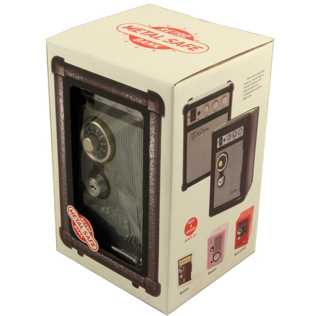 Копилка Сейф Гитарный комбик Metal Safe Упаковка спереди