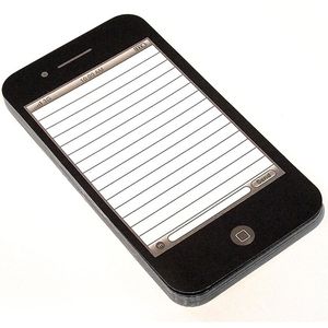 Блокнот iPhone 4