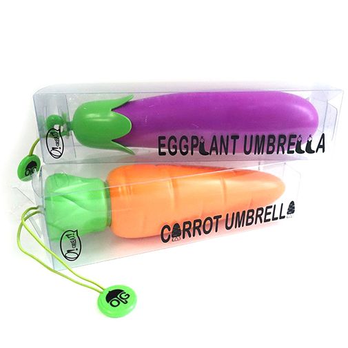 Зонт Баклажан Eggplant Umbrella В упаковке, с Зонтом Морковь Carrot Umbrella Зонт Баклажан Eggplant Umbrella В упаковке, с Зонтом Морковь Carrot Umbrella