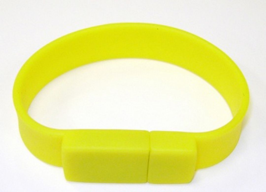 Флешка Браслет Желтый 4 Гб Флешка Браслет Желтый 4 Гб