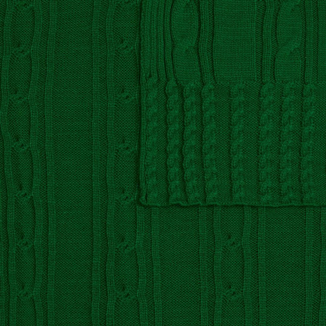 Плед Remitt (глубокий зеленый))