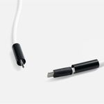 Кабель-ланьярд energyFlex Power Delivery 60 Вт (белый)