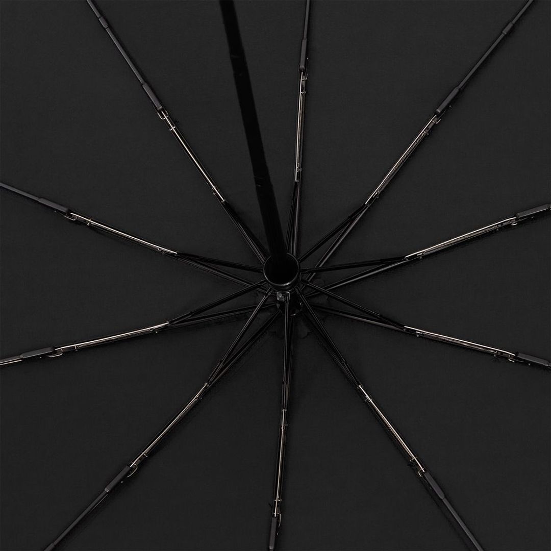 Зонт складной Cloudburst в подарочной упаковке (черный)