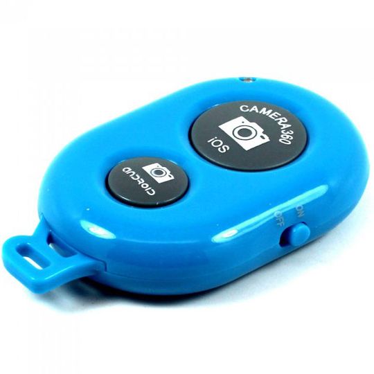                                      Bluetooth Пульт для Селфи (Голубой)