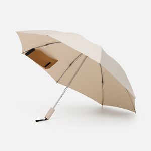 Зонт обратного сложения Easyroll (бежевый)