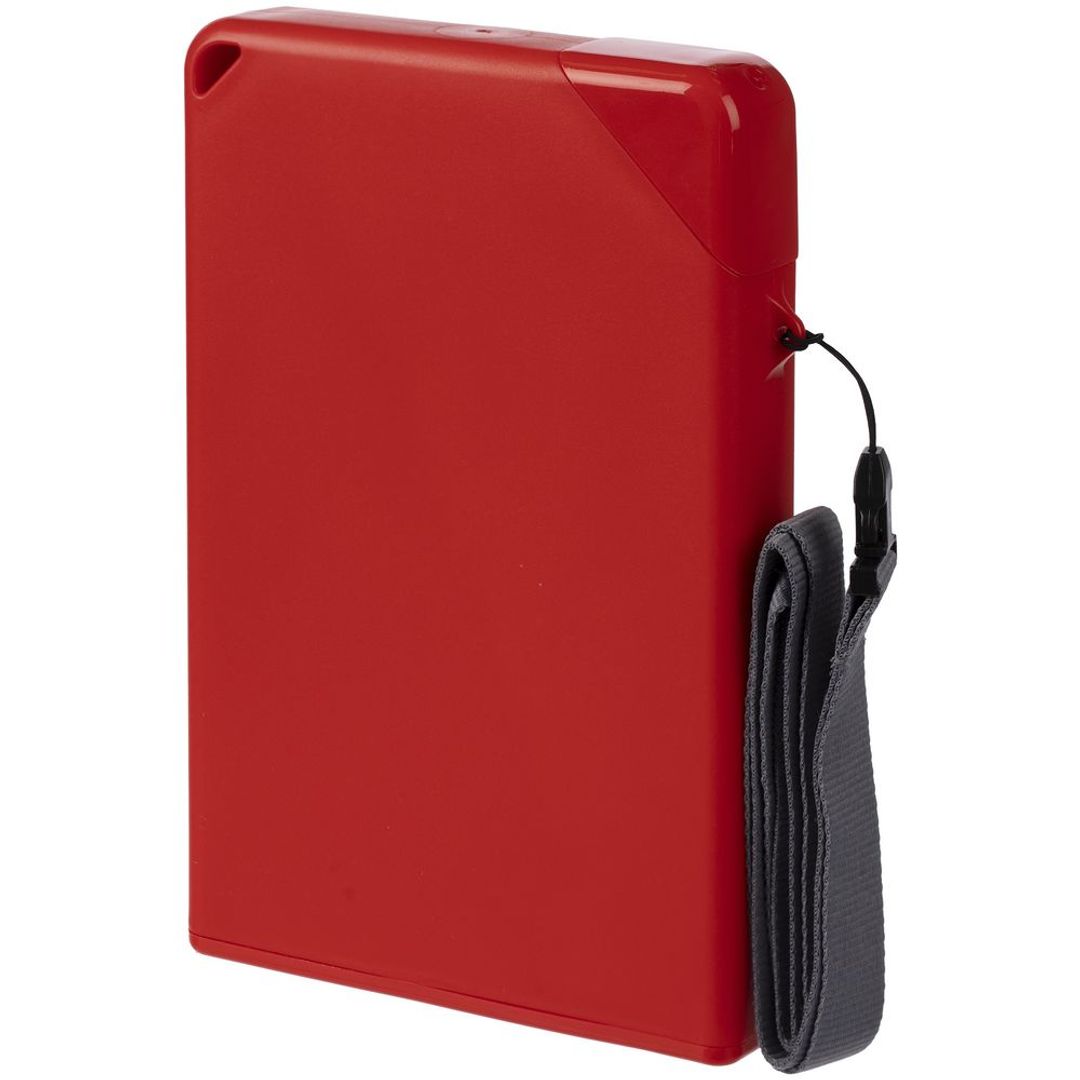 Плоская бутылка для воды Flacon (красный)