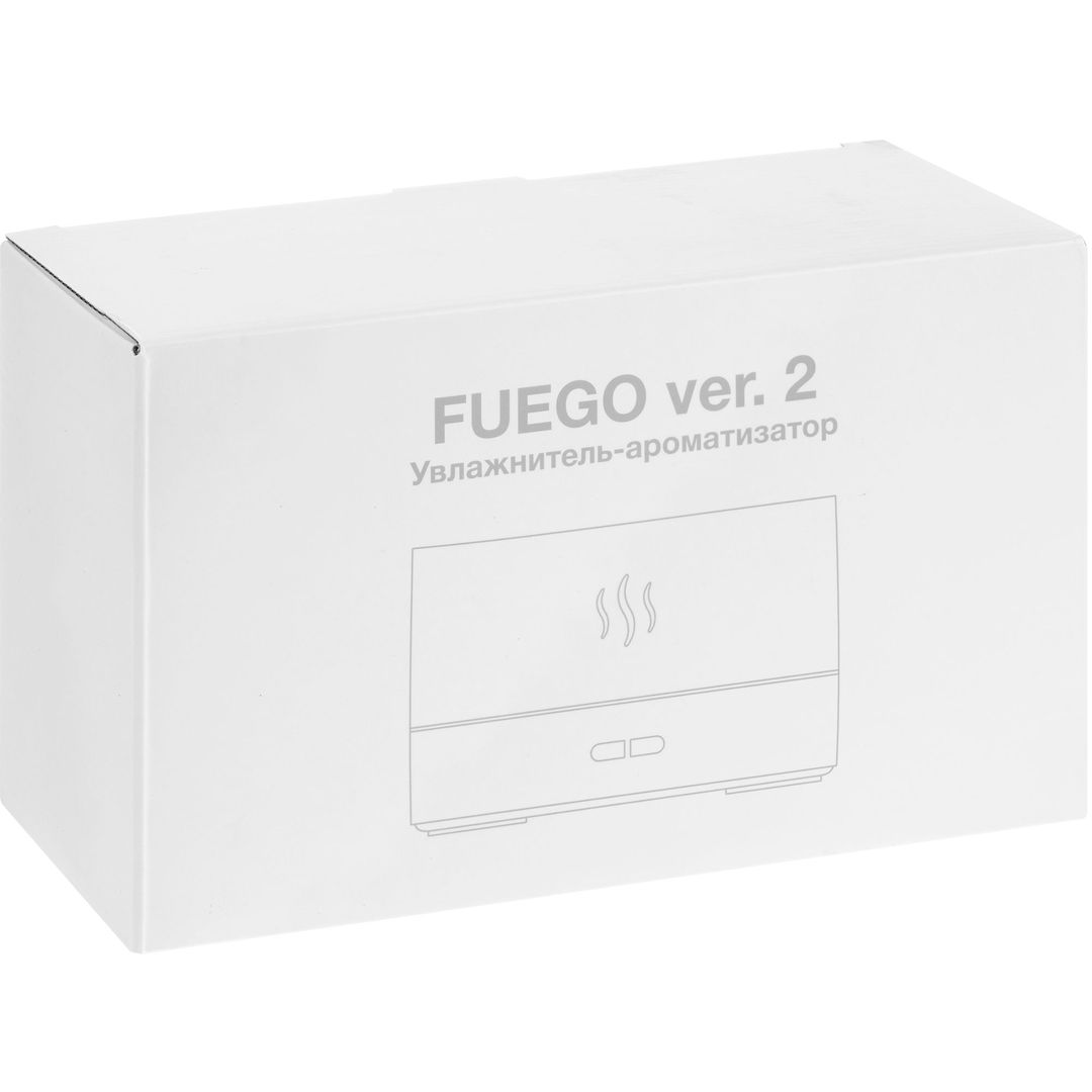 Увлажнитель-ароматизатор с имитацией пламени Fuego ver.2 (черный)