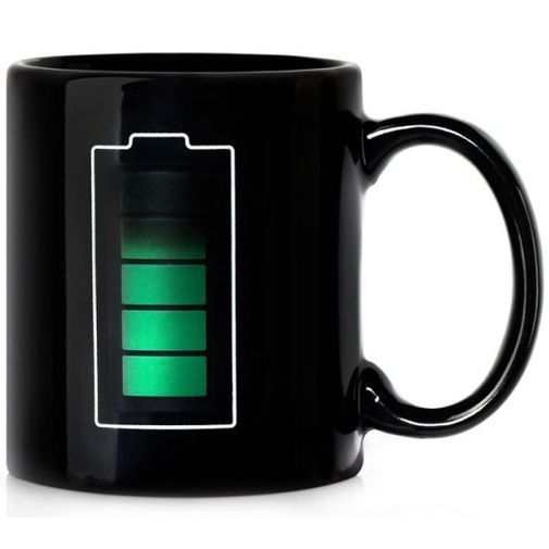 Термокружка Батарейка Изменение рисунка