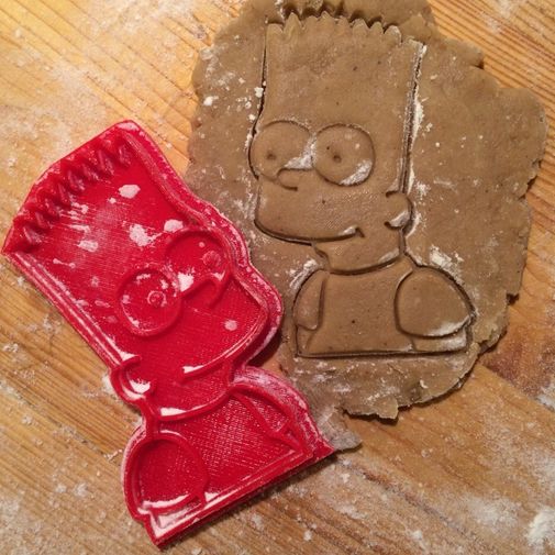 Форма для печенья Bart Simpson Форма для печенья Bart Simpson