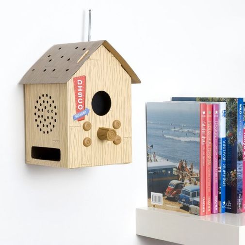 Динамик с радио Скворечник